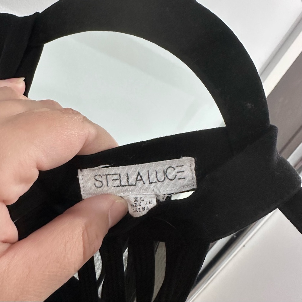 Stella Luce Black Backless Dress - Picture 2 of 3